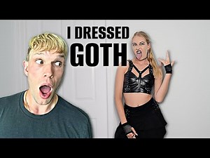 I DRESSED GOTH TO GET MY FIANCÉS REACTION!