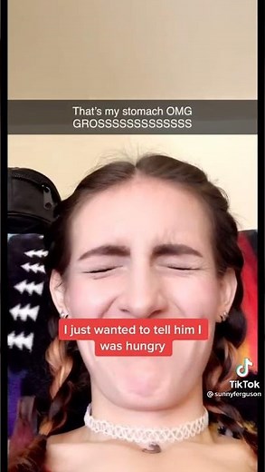 Tik Tok Girl's Stomach Growling!