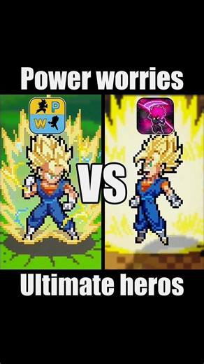 Who Wins? Power Warriors vs. Ultimate Heroes (Vegito Edition) #shorts #powerworries #ultimateheroes