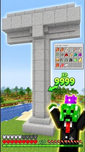 Easy 9999+XPFarm Tutorial! (Link Below 👇)⁠ 🗡️#shorts#minecraft #xpfarm#music #mobfarm #shortsfeed