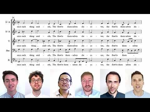 Sing along with The King's Singers: All creatures now are merry-minded