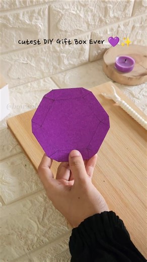 😍 Try This Cutest DIY Gift Box 💜 Handmade Gift Idea 🎁