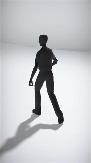 Stylized Male Character with Simple Clothing