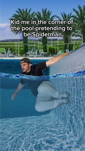 Every Kid Becomes Spider-Man at the Pool 🕷️😂 | Swim Meme