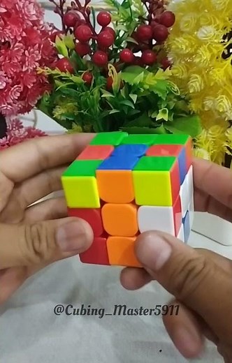 Superflip pattern on 3x3 Rubik's cube...