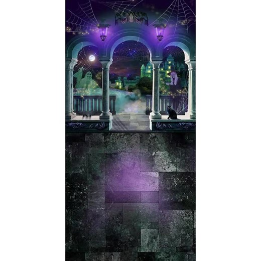Halloween Backdrop, Fabric Photo Background - Etsy