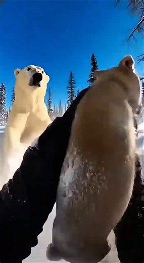 Tiny Puppy vs. Polar Bear