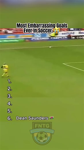 Most Embarrassing Goals Ever In Soccer😭 #soccer #football #shorts #fyp