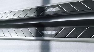 Running Boards for Ford Explorer 2020-2025 | 2PCs Aluminum Fixed Side Steps | No Drill Bolt-On Kit | Rail Board SUV Accessories Black (1 Set) (WL)