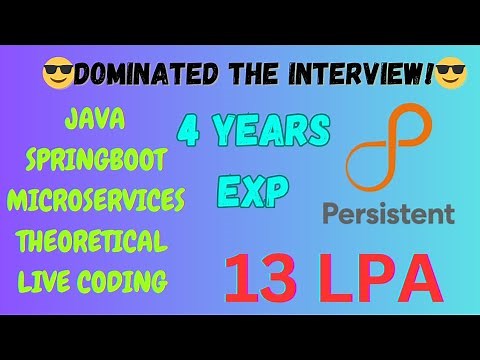 Real-Time Coding Interview | Java | Spring Boot | Microservices | Maven | SQL | Persistent Systems