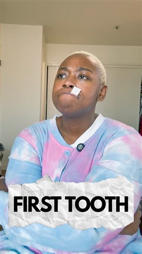 Amber Wallin on Instagram: "Baby’s First Tooth #parenting #comedy"