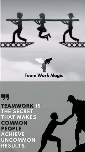 Teamwork can make a Dreamwork - best ever motivational on youtube