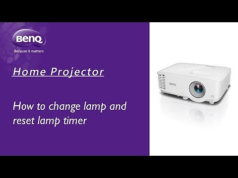 [BenQ FAQ] Projector_How to change lamp and reset lamp timer