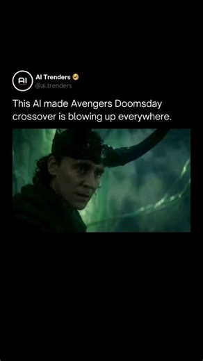 Ai Trenders | Artificial Intelligence | Technology on Instagram: "AI generated trailers are starting to feel a little too real. This new crossover concept has been circulating online and many viewers said they had to pause and check if it was an early studio release. The visuals, voice work, and pacing in this fan made teaser show how far creators can push AI tools when they mix imagination with polishing. It introduces a dramatic setup, builds tension, and delivers that cinematic feeling people