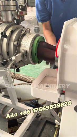 Pe water pipe extrusion line equipment plastic pipe making machine 3layers #machine