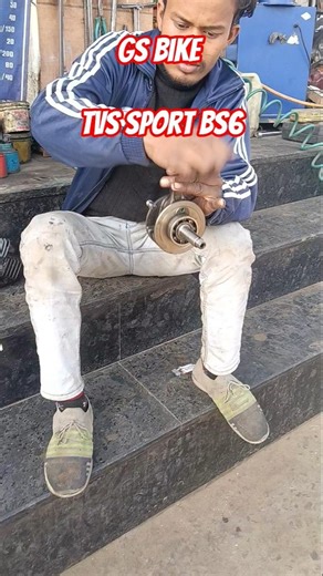 TVS sport bs6 crank repair #automobile #brakesystem #quickfixbikerepair