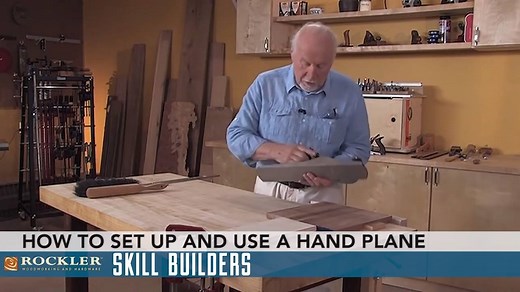 In this Rockler Skill Builders video, Ian Kirby shows you how to set up and use a hand plane. | Rockler Woodworking and Hardware