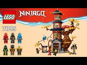 LEGO NINJAGO Dragons Rising Temple of the Dragon Energy Cores (71795)[1029 pcs] Building Tutorial