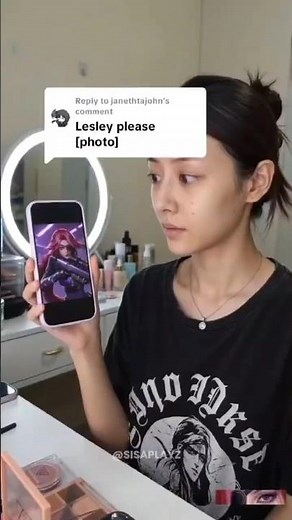 Lesley MLBB Makeup Transformation 😱