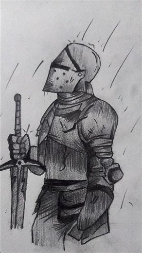 “This Warrior Was Drawn With a Pencil… ⚔️”