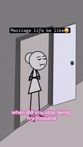 Humor Animations on Instagram: "Marriage life be like #marriagelife #marriage #couples #couplesgoals #married #marriedlife #reels #instagramreels #trending #trendingreels #foryoupage #foryou #relatable #dating #wifeandhusband #husband #wife"