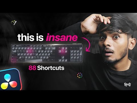 ULTIMATE 88 DaVinci Resolve Keyboard Shortcuts to Edit 5X FASTER