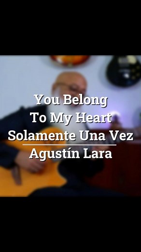“You Belong to My Heart” is a beautiful love song composed by Agustín Lara in 1935 as “Solamente Una Vez,” it appeared in the Disney film The Three Caballeros where it was sung in a quiet, intimate scene. Over the years, the song has been recorded by Bing Crosby, Nat King Cole, Elvis Presley, and Julio Iglesias, each keeping its melody alive in their own way. 🎵 If you liked this melody, Share to help it reach more hearts. 🎸 Follow for more timeless guitar pieces that keep the music alive. 💛 Y