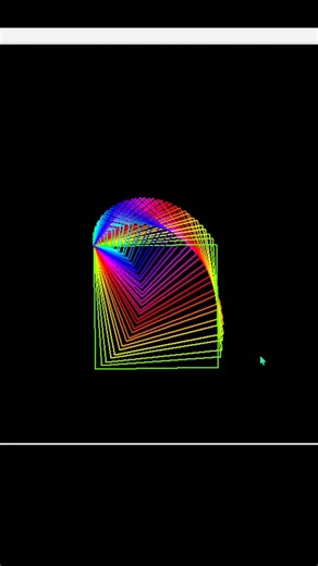Wanna Create Square Box Illusion Using Python 😎 #code #coding #miniproject #python #shorts
