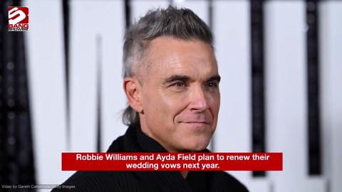 Robbie Williams and Ayda Field to renew wedding vows next year