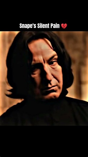 Snape's Silent Pain 💔 #HarryPotter