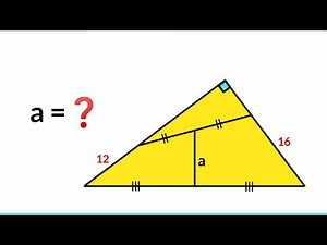 Can You Crack This Triangle Mystery and Find a? | (Fun Geometry Problem) | #math #maths | #geometry