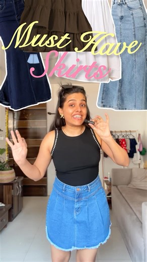 Myntra Skirts Haul 2026 👗 Trending Mini, Midi, Denim Skirts | Shruti Kothari | Myntra Summer Skirts