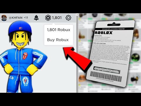 How to redeem a Roblox Gift Card | 😱 FREE ROBUX & ROBLOX ITEMS