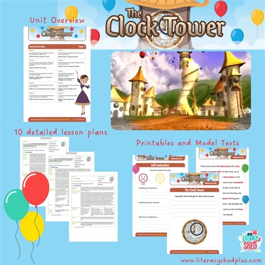 Film unit available to download here: https://www.literacyshedplus.com/en-gb/resource/the-clock-tower-5-7--en-gb | The Literacy Shed