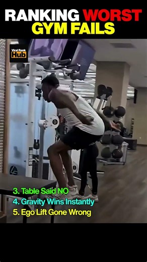 Worst Gym Fails Ever 😳 #shortvideo #ytshorts