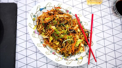 Learn how to make vegetable lo mein