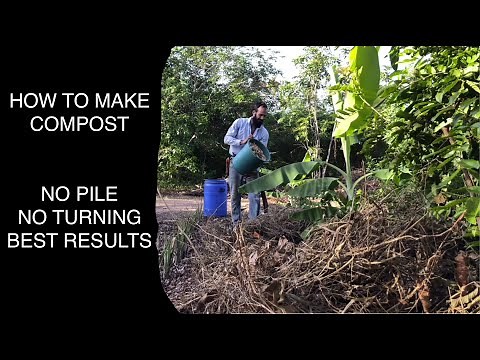 How to MAKE COMPOST the SIMPLEST and BEST way