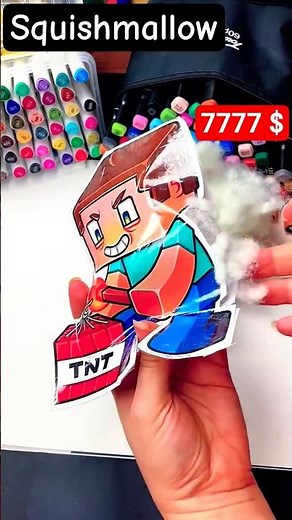 MINECRAFT paper play Magic art 😱 Art tutorials be like 🤯🤣 can you relate it? How to go Viral