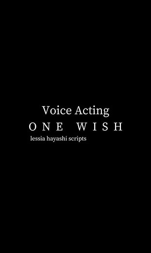 Voice Acting Script by Leesia Hayashi