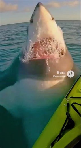 Kayak Trip Turns Into Shark Attack!