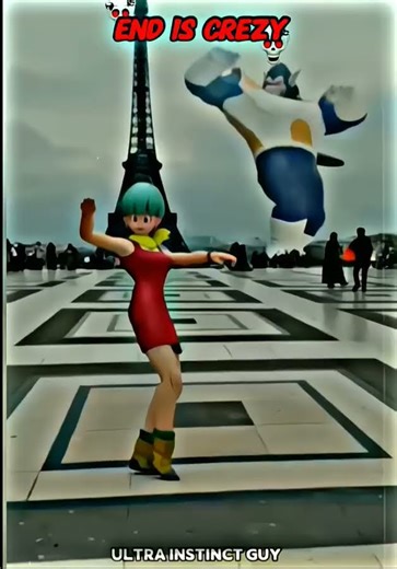 Bulma cross bridge a man suddenly touched her💀#shorts #anime #animation #dbz #goku