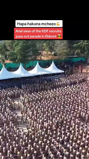 KDF Recruits Pass Out Parade 2024: Wako Tayari Kuilinda Kenya 🇰🇪 😍