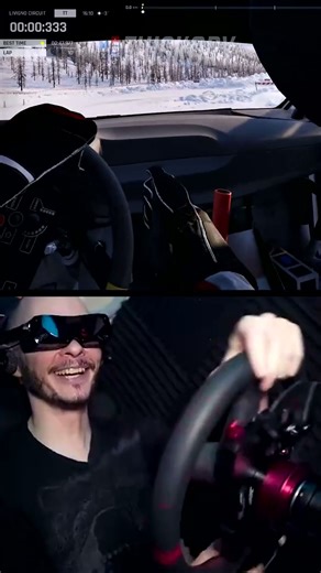 Realistic snow rally in VR hits hard #simracing #vr