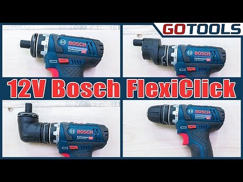 Bosch cordless screwdriver GSR 12V-15FC - FlexiClick - the all-rounder in the test!