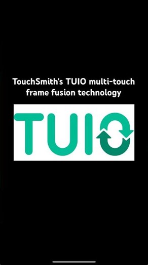 TouchSmith's TUIO multi-touch frame fusion technology