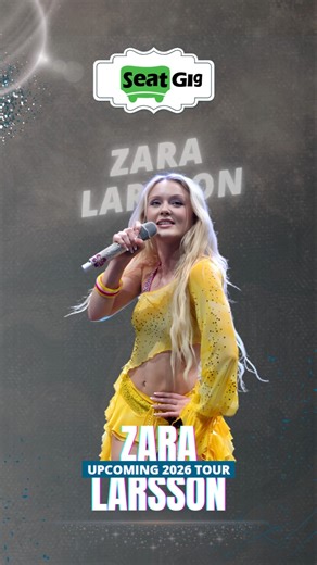 ✨ Zara Larsson Live Tour 2026! ✨ - #ZaraLarsson #ZaraLarssonTour2026