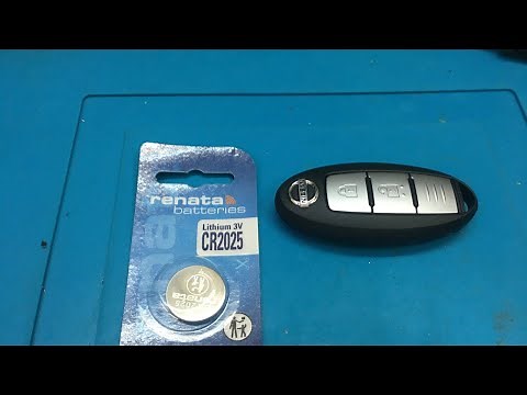 Nissan Juke Keyless fob Battery Change; How to