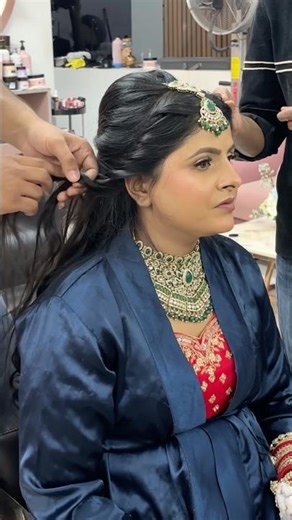 Viral Bridal Braid #messyhairstyle #bridalbraid #messybraid #weddinghairstyles #winsomebysimran