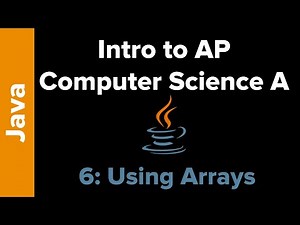 AP Computer Science Unit 6: Arrays