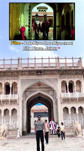 The Kings Crown on Instagram: "Bade Miyan Chote Miyan Movie Shooting Location  City Palace, Jaipur  #bademiyanchhotemiyan #shorts"